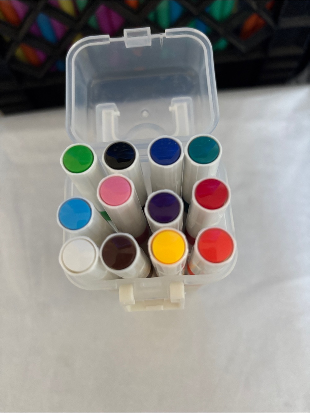 Assorted Acrylic Color Art Markers - 12 Pack